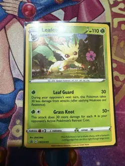 Leafeon - SWSH191 - Pokemon Sword & Shield Promo Ultra Rare Holo Card LP - Image 1