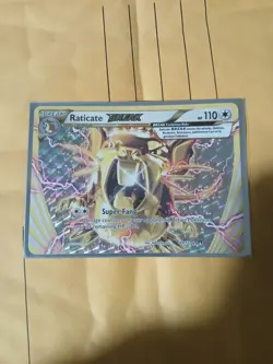 Raticate BREAK 89/122 BREAKpoint NM Ultra Rare Pokemon Card - Image 1