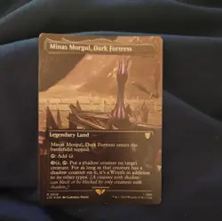 MTG Minas morgul dark fortress Lord of the rings FOIL - Image 1