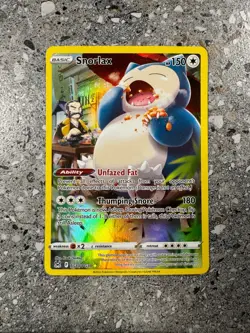 Pokemon TCG Snorlax TG10/TG30 Lost Origin Trainer Gallery Art Rare Holo NM-M - Image 1