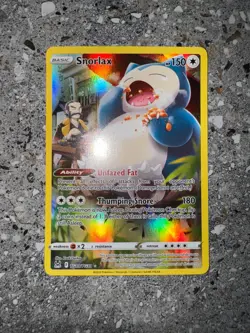 Pokemon TCG Snorlax TG10/TG30 Lost Origin Trainer Gallery Art Rare Holo NM-M - Image 3