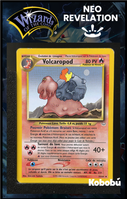Carte Pokemon Volcaropod 33/64 Edition 2 Ed 2 Neo Revelation Wizards FR 1 - Image 1