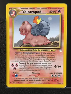 Carte Pokemon Volcaropod 33/64 Edition 2 Ed 2 Neo Revelation Wizards FR 1 - Image 2