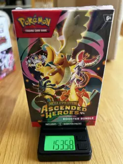 EXTREMELY HEAVY Pokemon Ascended Heroes Booster Bundle 153.58 - Image 1
