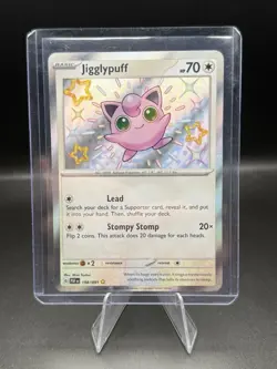 *NM-Mint* Jigglypuff Baby Shiny 198/091 Paldean Fates Pokemon - Image 1