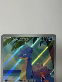 Pokemon TCG Destined Rivals Misty's Lapras Illustration Rare 194/182 - Image 3