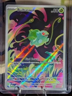 Pokemon TCG Bulbasaur Illustration Rare ME01: Mega Evolution 133/132 NM - Image 1