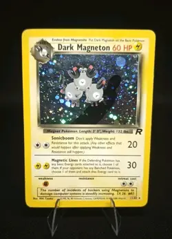 Dark Magneton Holo 11/82 – MP – Team Rocket WOTC Pokemon Card - Image 1