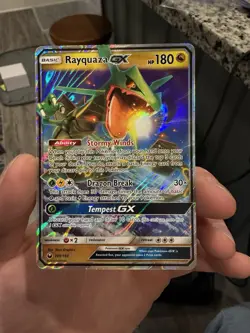 Rayquaza EX 109/168 Holo Pokemon Card Celestial Storm NM - Image 1