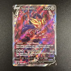 Pokemon TCG Zamazenta v Crown Zenith Galarian Gallery Ultra Rare Card GG54/GG70 - Image 1