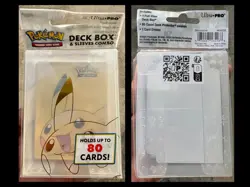 Ultra Pro Pokemon Pikachu Deck Box & Sleeves Combo - Image 1