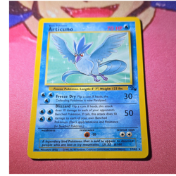 Pokemon Articuno Fossil Basic 70 HP 17/62 Rare Unlimited Regular English - Image 1