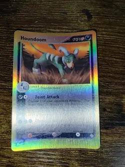 Houndoom 34/97 EX Dragon Reverse Holo Rare 2003 Pokemon - Image 2