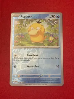Psyduck 054/165 Common 151 Pokemon Reverse Holo Near Mint - Image 1