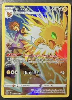 TCG Pokemon Jolteon 100 HP TG04/TG30 Brilliant Stars TG Ultra Rare Holo - Image 1