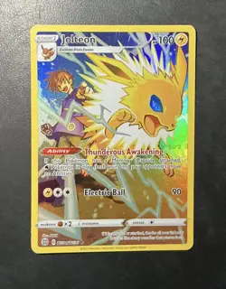 TCG Pokemon Jolteon 100 HP TG04/TG30 Brilliant Stars TG Ultra Rare Holo - Image 2