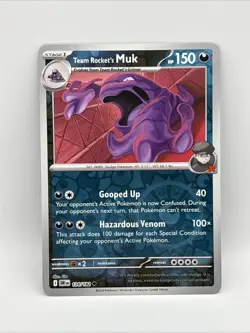 Pokemon Destined Rivals Reverse Holo - 124/182 - Team Rocket's Muk - Image 1