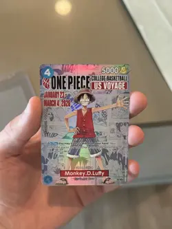 2026 One Piece EN College Basketball US Voyage #055 Monkey D Luffy #2 - Image 1