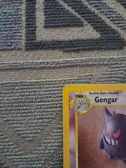 Pokemon TCG Gengar Fossil Holo Card 5/62 Unlimited Rare - Image 2