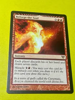 Reforge the Soul Avacyn Restored NM Red Rare MAGIC THE GATHERING CARD - Image 1