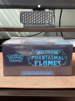 Pokemon TCG Mega Evolution Phantasmal Flames Elite Trainer Box Factory Sealed - Image 3