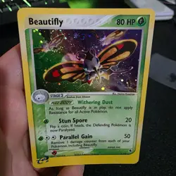 Beautifly - EX Ruby & Sapphire 2/109 2003 - E Reader - Pokemon - Holo NM Swirl - Image 1