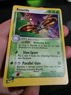 Beautifly - EX Ruby & Sapphire 2/109 2003 - E Reader - Pokemon - Holo NM Swirl - Image 4