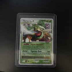 Pokemon Torterra LV.X DP09 Black Star Promo 2007 LP - Image 2