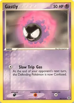 Gastly 63/112 Common FireRed & LeafGreen Pokemon Lightly Played - Image 1
