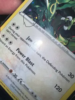 Pokemon TCG Rayquaza - SWSH029 Sword & Shield Black Star Promo NM DOUBLE SWIRL - Image 3