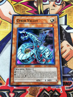 Cyber Valley ptdn-en010 1st Edition (NM/LP) Super Rare Yu-Gi-Oh! - Image 1