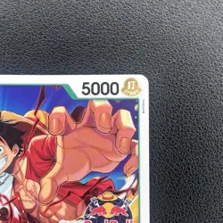 Monkey.D.Luffy - Red Bull Double Don!! - #PRB02-005 - One Piece Promotion Card - Image 4