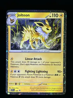 Jolteon Cosmos Holo Black Star Promo Pokemon Card SVP 169 - Image 1