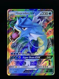 Pokemon Gyarados GX TCG Card 16/68 Hidden Fates - Image 1