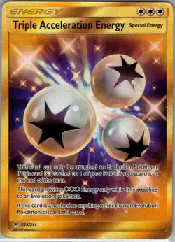 Triple Acceleration Energy (Secret) 234/214 Unbroken Bonds - Pokemon Card - NM - Image 1