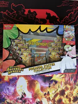 Pokemon TCG Mega Evolution Ascended Heroes Poster Collection Box Mega Gardevoir - Image 1