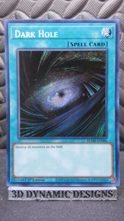 | Yugioh Dark Hole BLMR-EN086 1st Edition Secret Rare NM 🔥 | - Image 1