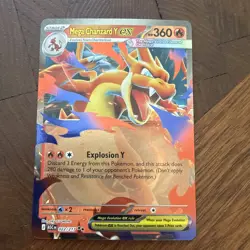 MEGA CHARIZARD Y EX 022/217 ASCENDED HEROES POKEMON NM - Image 1