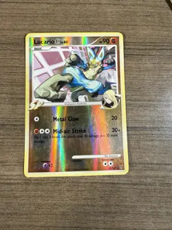 Nintendo Lucario C 31/147 Supreme Victors Holo Rare SP 2009 English 90 HP - Image 1