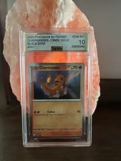 Pokemon Charmander #047 AGS 10 Holo Black Star SV Promo 2023 - Image 1