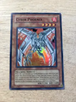 Yugioh! Cyber Phoenix EOJ-EN009 Super Rare HOLO 1st Edition - Image 1