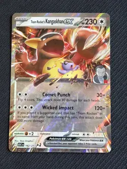 Team Rocket's Kangaskhan ex 162/217 -Ascended Heroes - NM - Pokemon TCG - Image 1