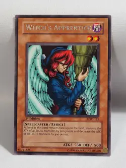 3 x YuGiOh TCG Witch's Apprentice Metal Raiders 1st Edition MRD-121 LP - Image 3
