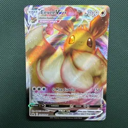 Pokemon Card Eevee VMAX SWSH087 Black Star Promo Near Mint - Image 1