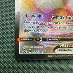 Pokemon Card Eevee VMAX SWSH087 Black Star Promo Near Mint - Image 4