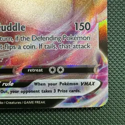 Pokemon Card Eevee VMAX SWSH087 Black Star Promo Near Mint - Image 5