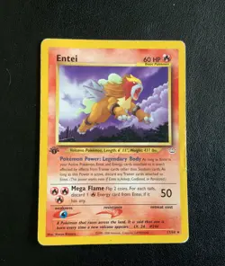 Entei - 1st EDITION RARE - Neo Revelation 17/64 - Card Pokemon ENG WOTC - Image 1