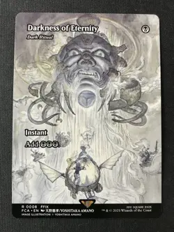 MTG FINAL FANTASY: Through the Ages #8 Darkness of Eternity NM - Image 1