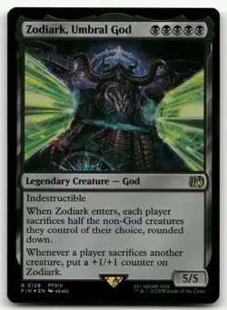 Zodiark, Umbral God #128 (Foil) (NM) Final Fantasy FIN Magic MTG - Image 1