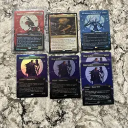 MTG EOE Ragost, Mm'Menom, Elegy x4 Borderless Lot of 7 Unplayed - Image 1